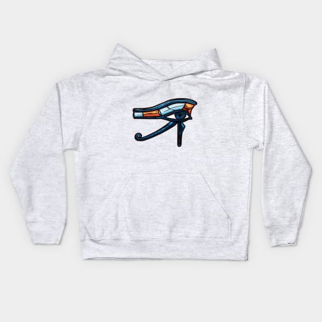 Eye of Horus Kids Hoodie by NewWorldIsHere